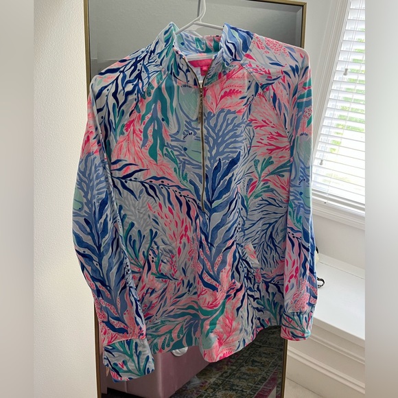 Lilly Pulitzer 3/4 Zip Pullover - Picture 1 of 3